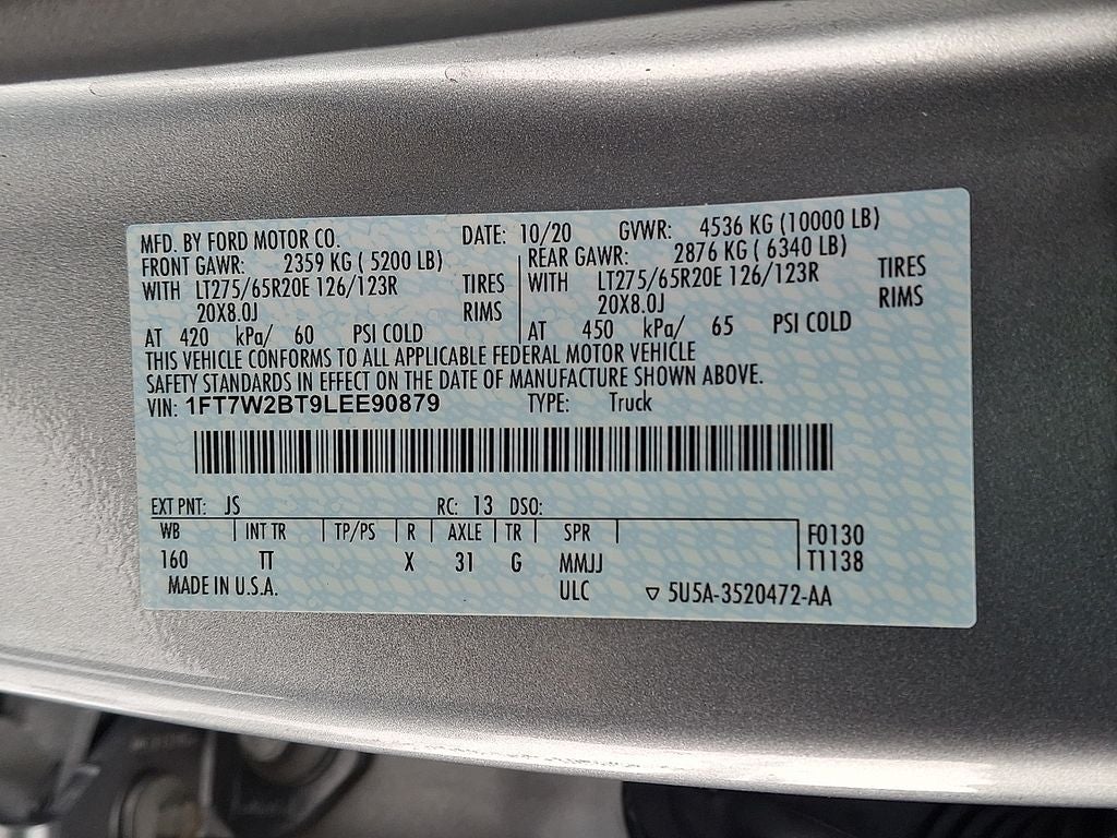 2020 Ford F-250SD Limited