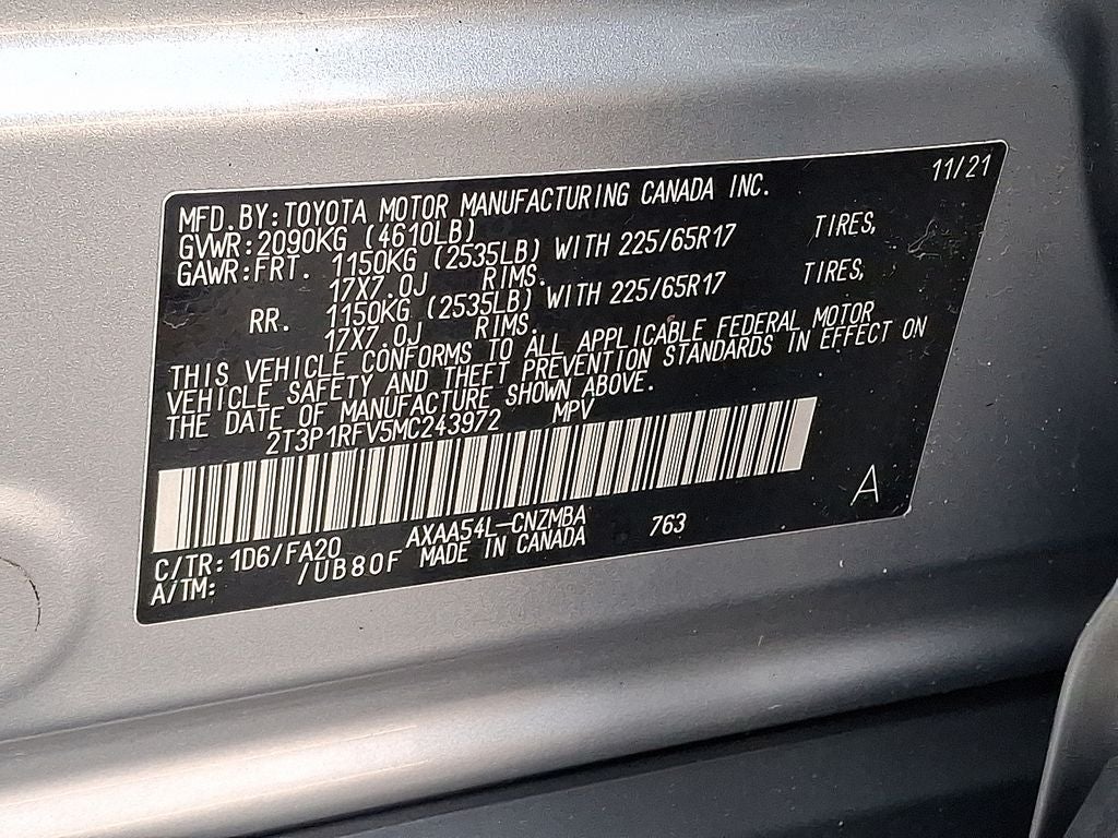 2021 Toyota RAV4 XLE