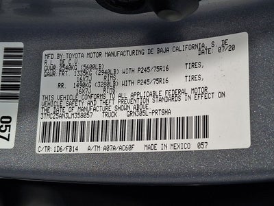 2020 Toyota Tacoma SR V6