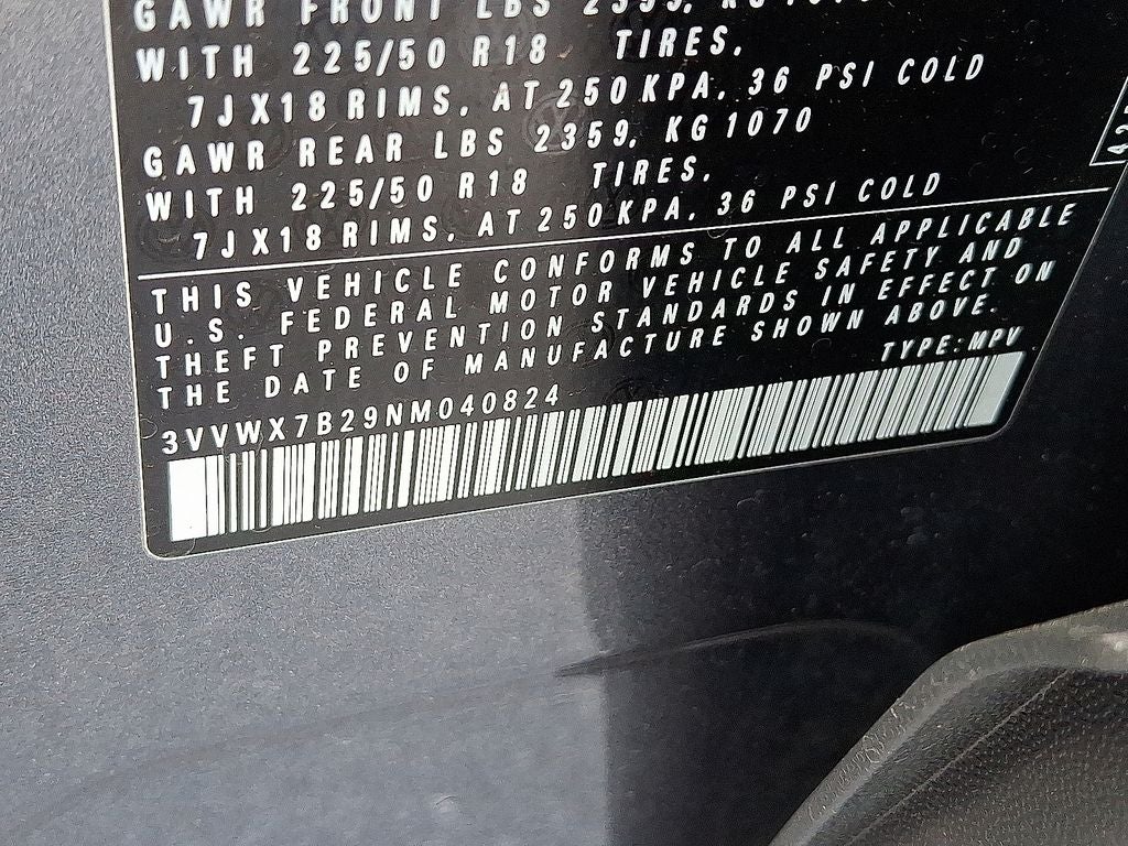 2022 Volkswagen Taos 1.5T SE