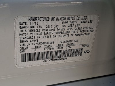 2017 INFINITI Q50 Premium AWD