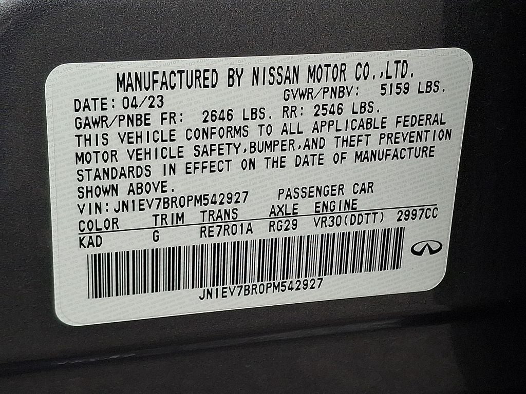 2023 INFINITI Q50 LUXE AWD