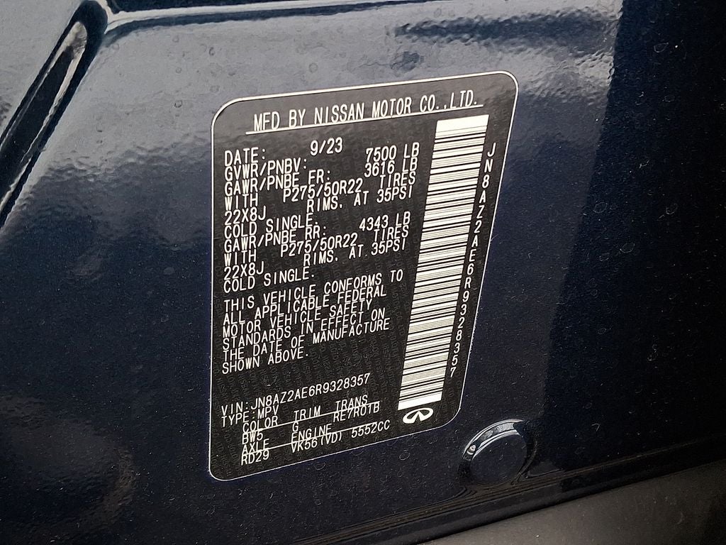 2024 INFINITI QX80 PREMIUM SELECT 4WD