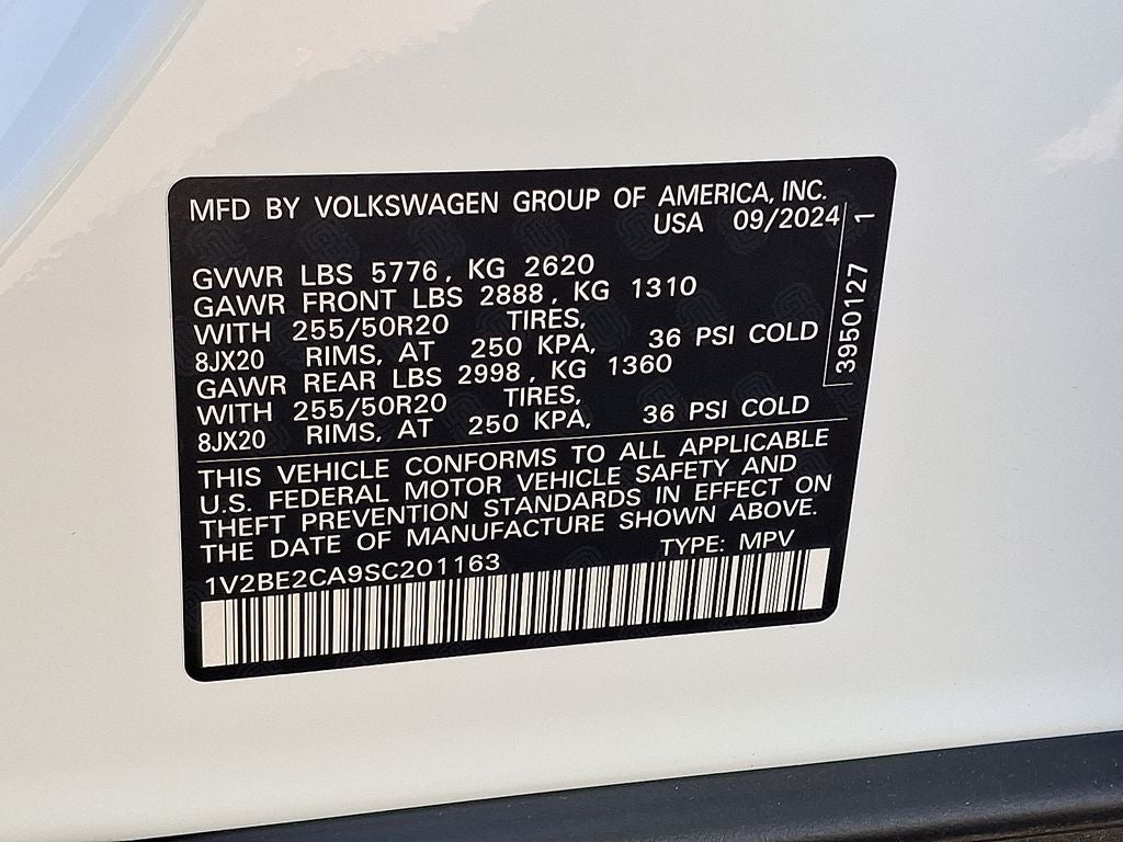 2025 Volkswagen Atlas Cross Sport 2.0T SEL