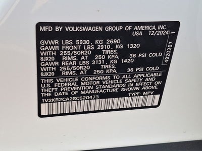 2025 Volkswagen Atlas 2.0T SE w/Technology