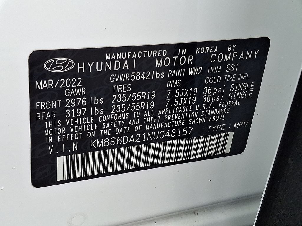 2022 Hyundai Santa Fe Plug-In Hybrid SEL Convenience