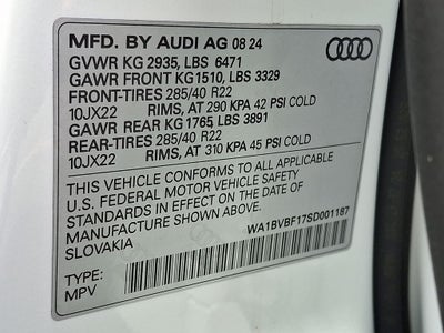 2025 Audi Q8 55 Premium Plus quattro