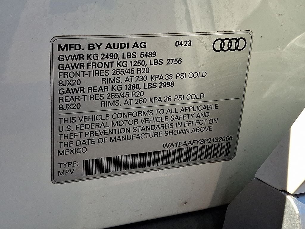 2023 Audi Q5 45 S line Premium Plus quattro