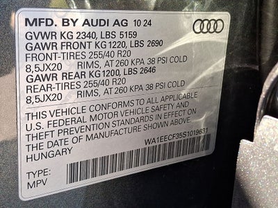 2025 Audi Q3 Premium Plus S Line quattro