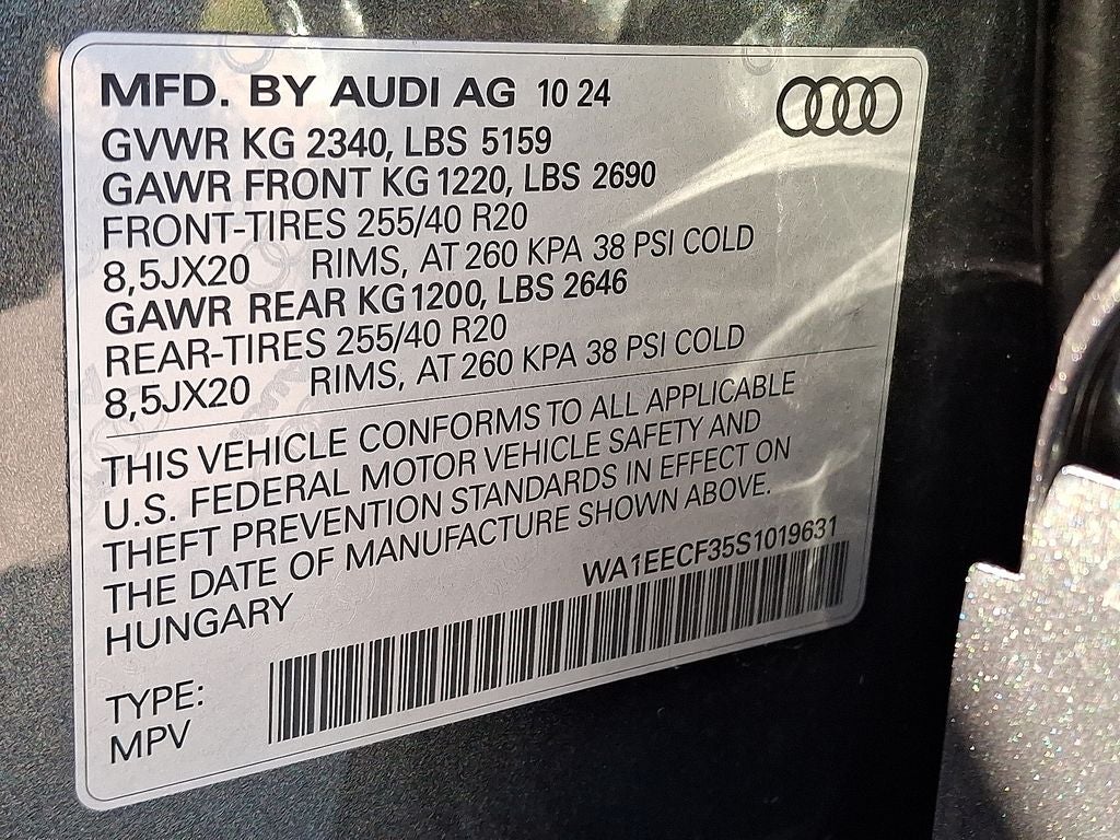 2025 Audi Q3 Premium Plus S Line quattro