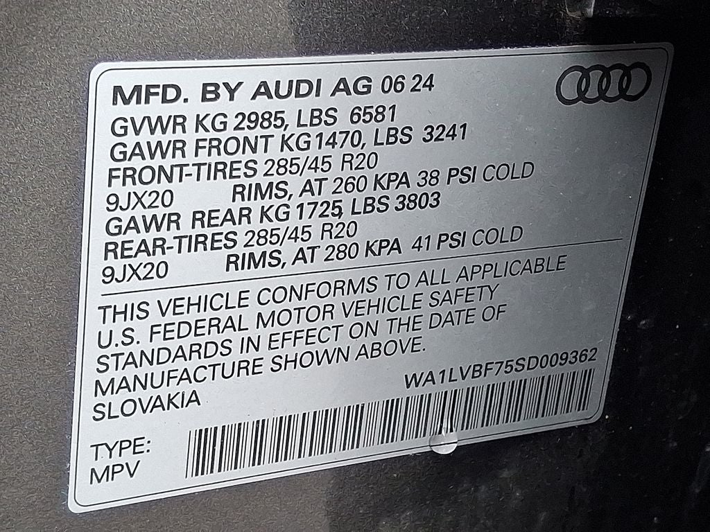 2025 Audi Q7 55 Premium Plus quattro