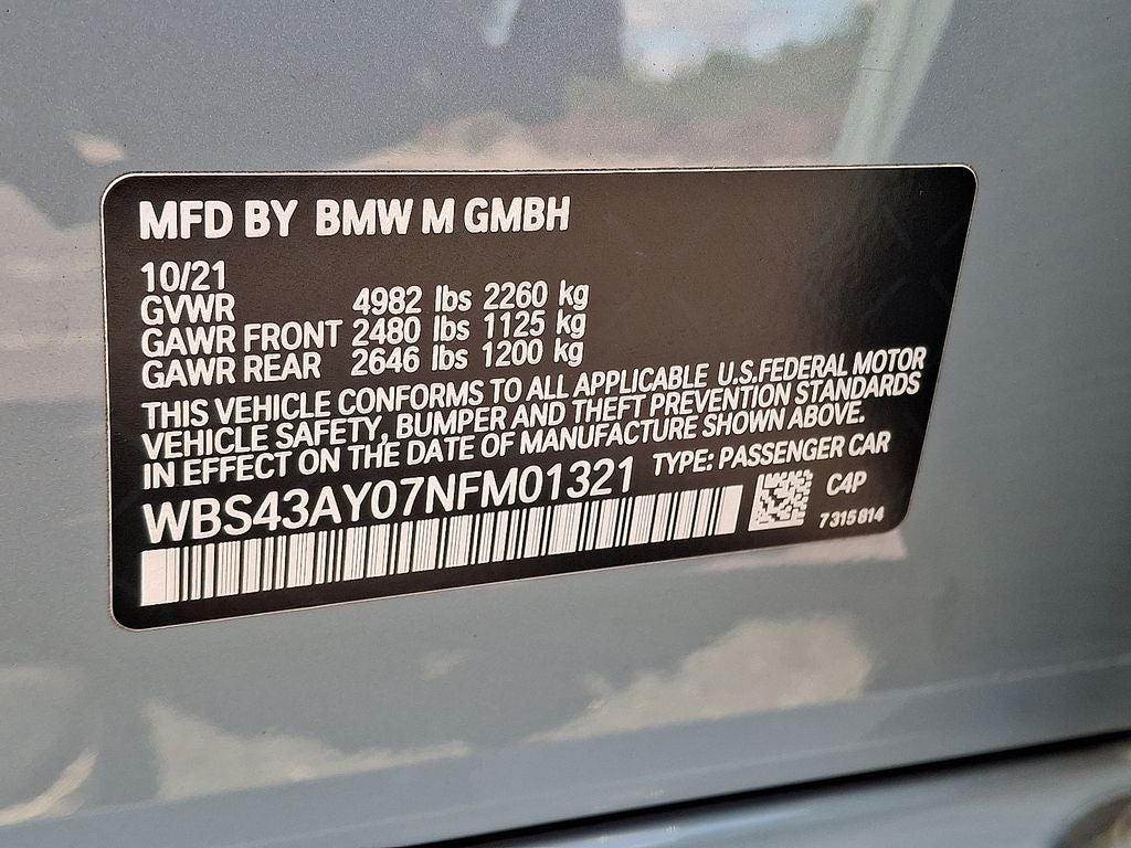 2022 BMW M3 Competition