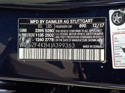 2018 Mercedes-Benz E-Class E 300 4MATIC®