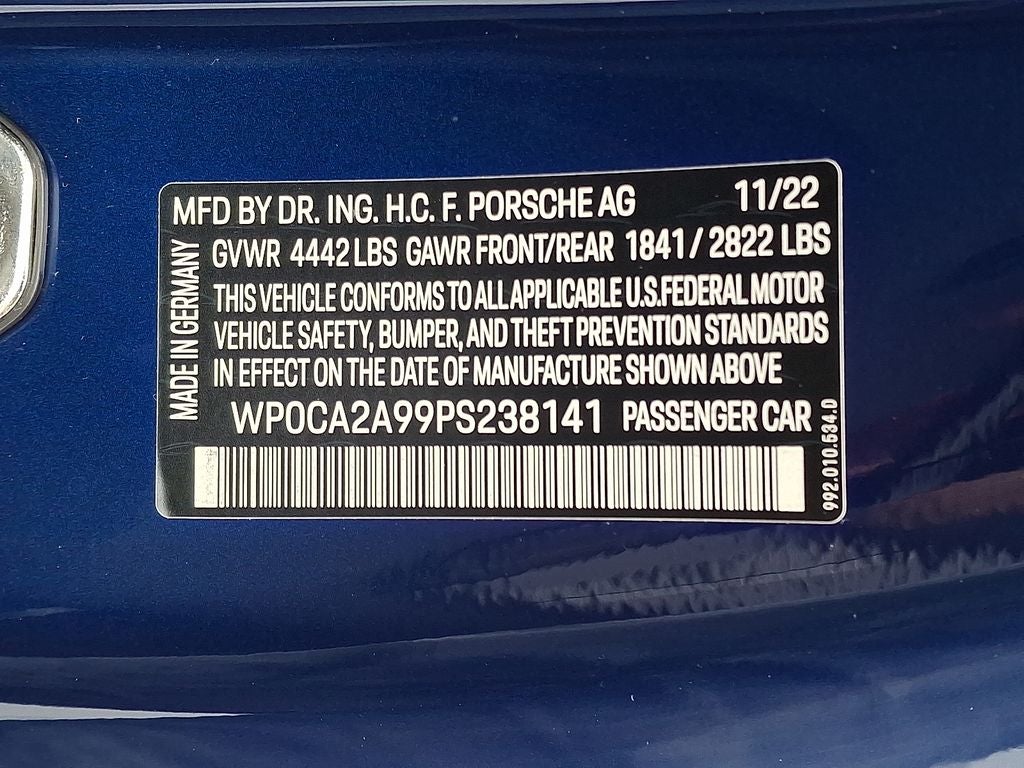 2023 Porsche 911 Carrera