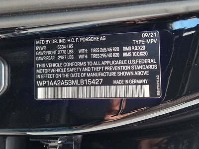 2021 Porsche Macan Base