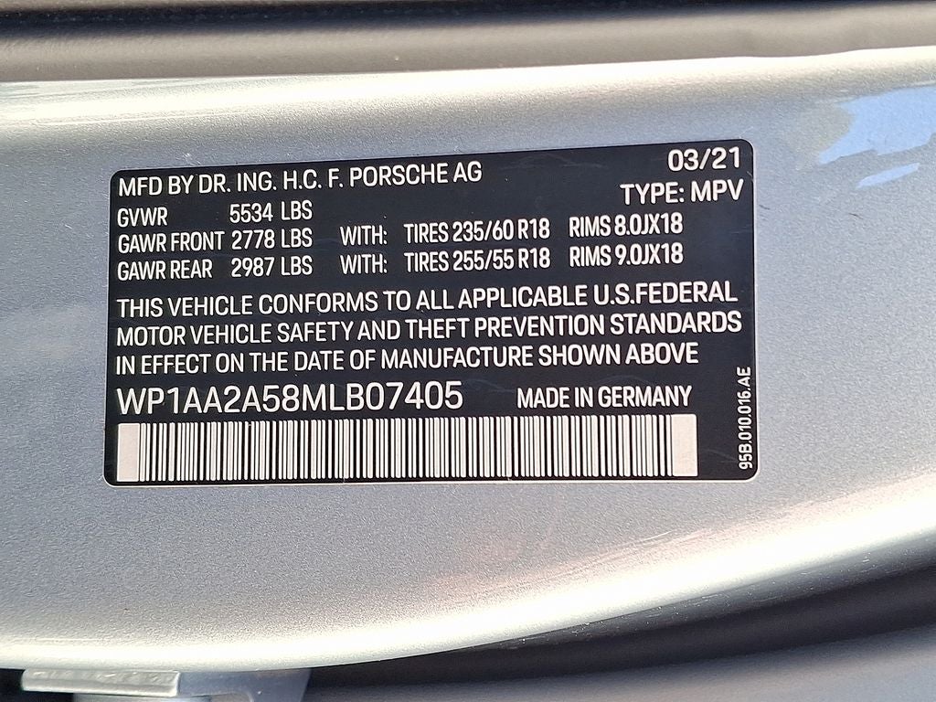 2021 Porsche Macan Base