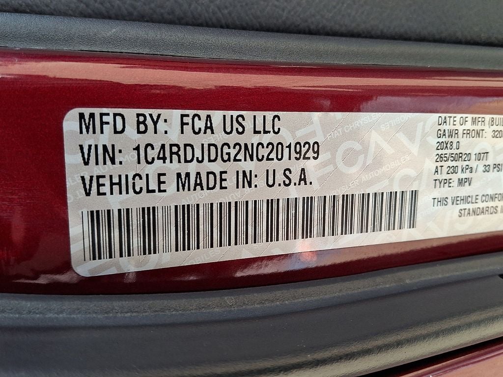 2022 Dodge Durango GT