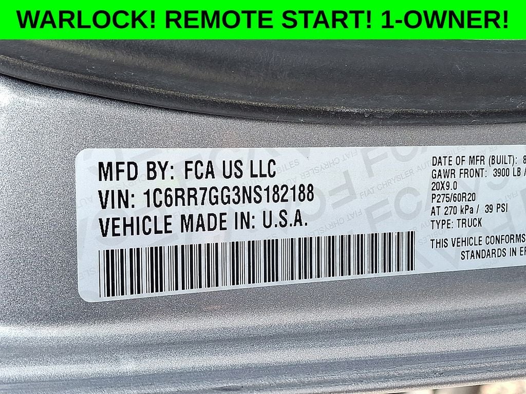 2022 RAM 1500 Classic Warlock