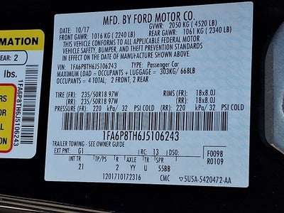 2018 Ford Mustang EcoBoost