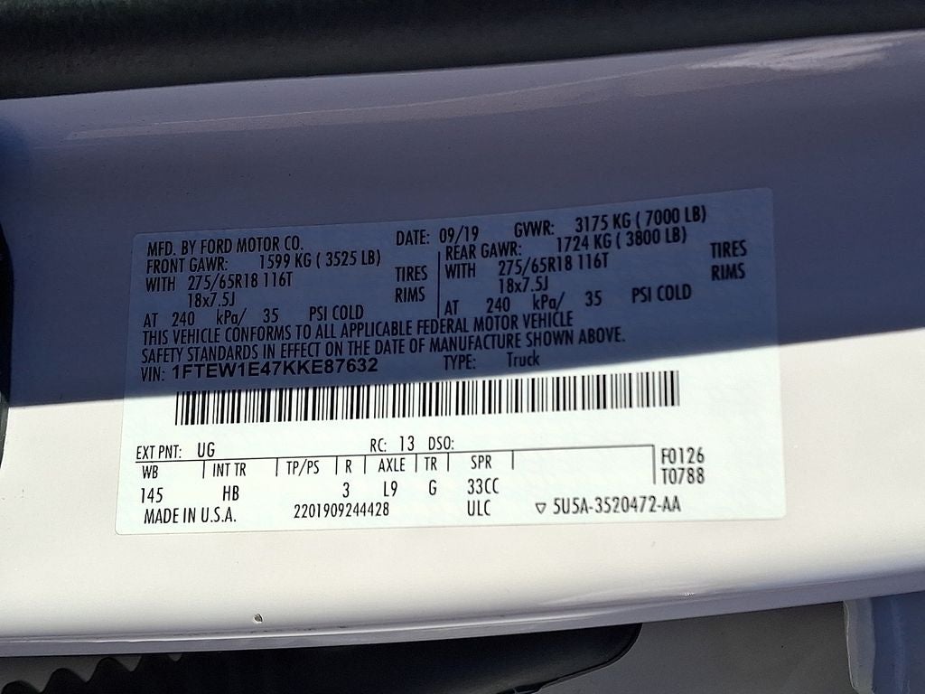 2019 Ford F-150 Lariat