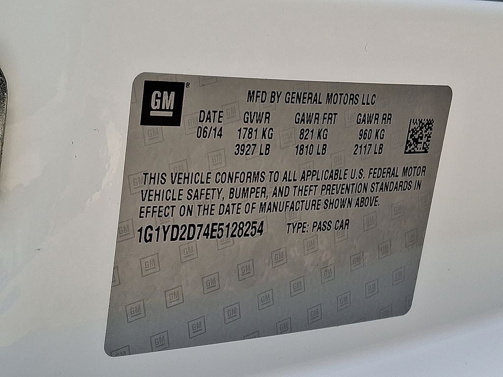 2014 Chevrolet Corvette Stingray Base 2LT