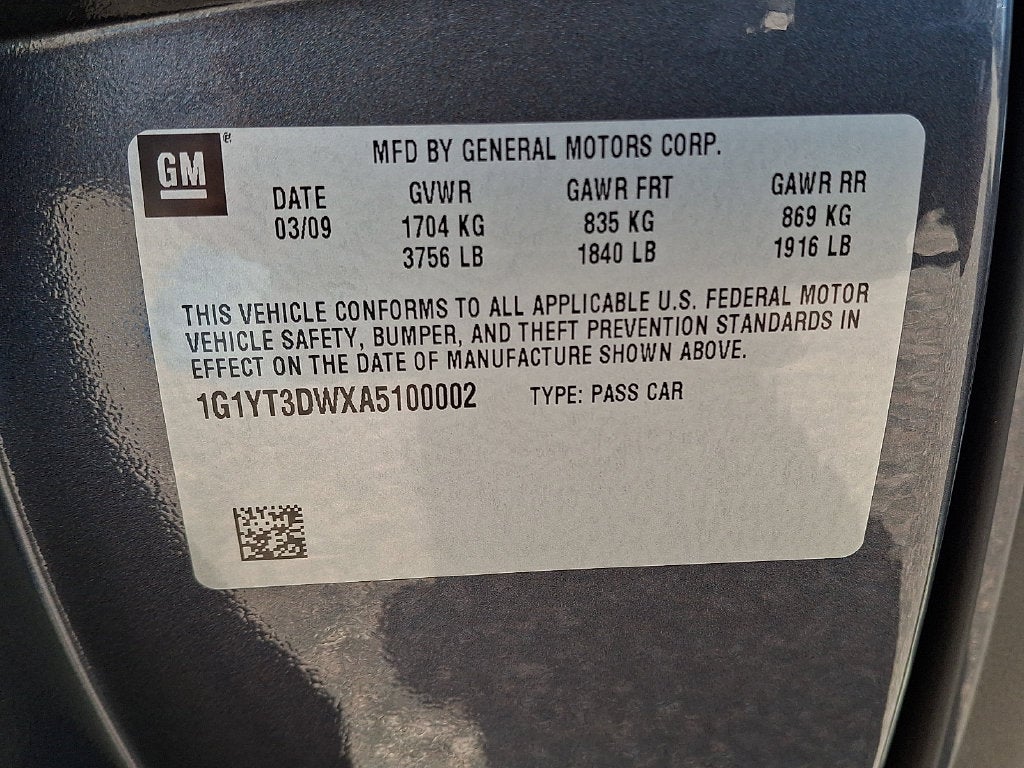 2010 Chevrolet Corvette Grand Sport 4LT