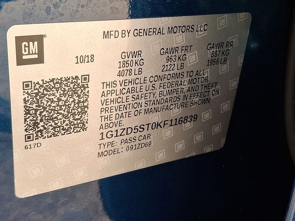 2019 Chevrolet Malibu LT