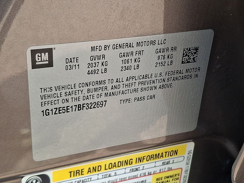 2011 Chevrolet Malibu LTZ