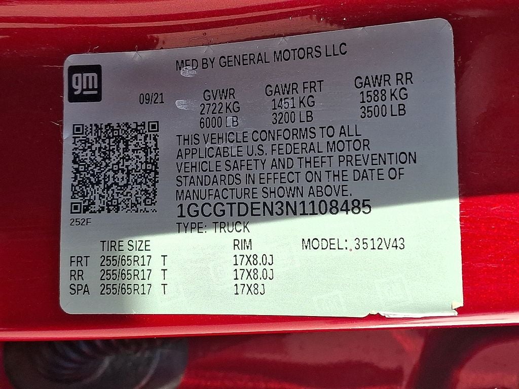 2022 Chevrolet Colorado Z71