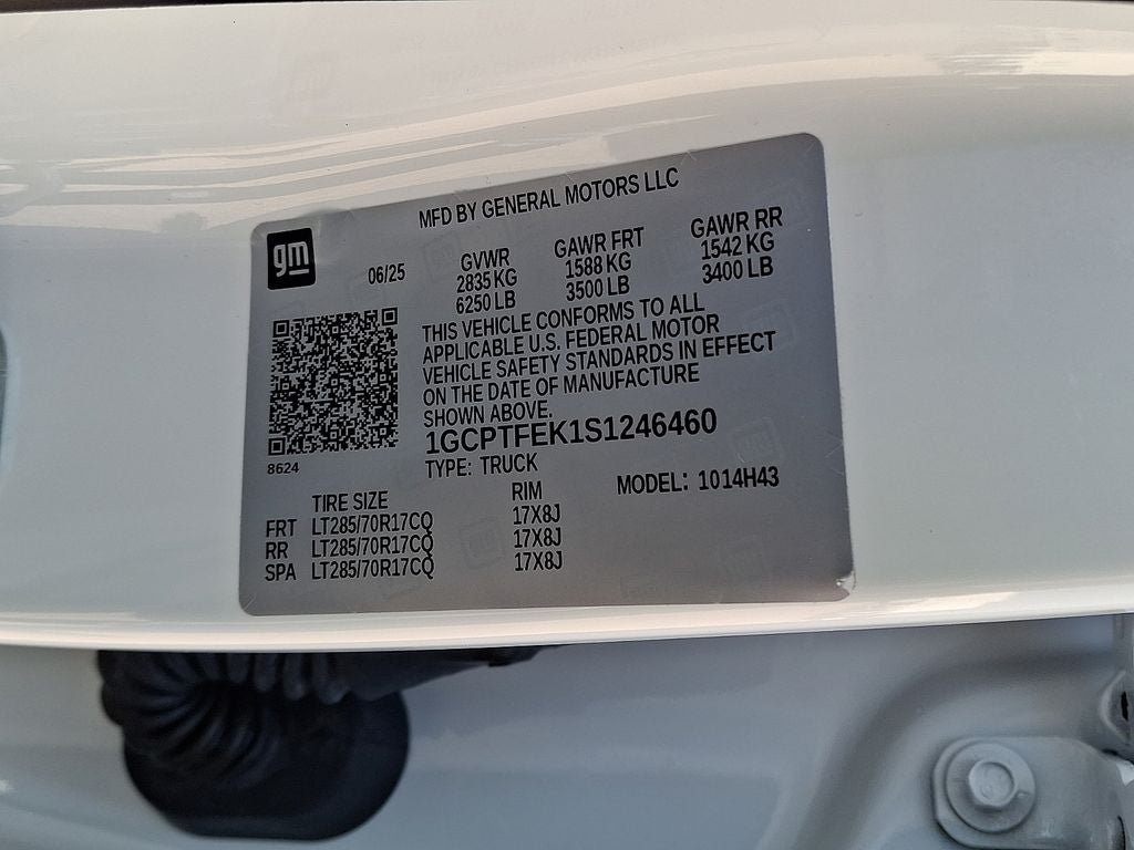 2025 Chevrolet Colorado ZR2