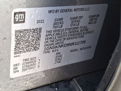 2022 Chevrolet Tahoe LT