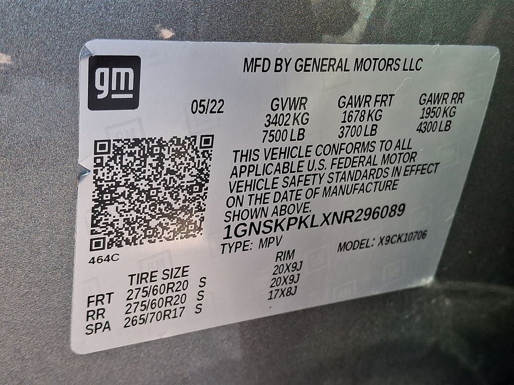 2022 Chevrolet Tahoe Z71