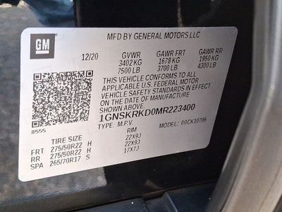 2021 Chevrolet Tahoe RST