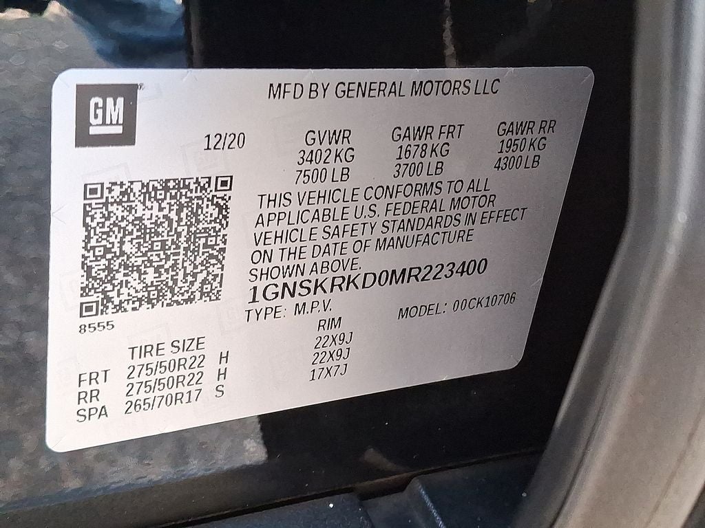 2021 Chevrolet Tahoe RST