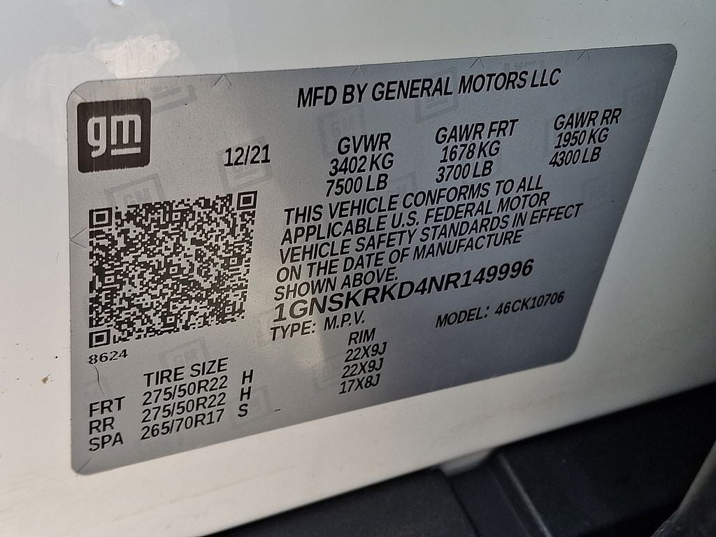 2022 Chevrolet Tahoe RST