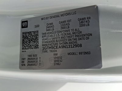 2022 GMC Canyon Elevation