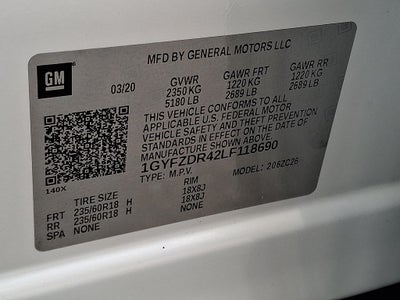 2020 Cadillac XT4 Premium Luxury