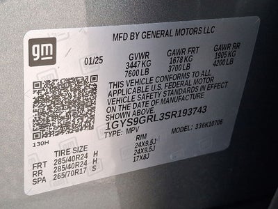 2025 Cadillac Escalade Sport Platinum