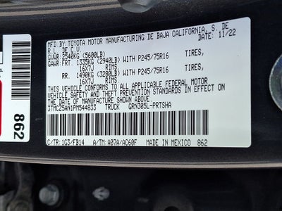 2023 Toyota Tacoma SR V6