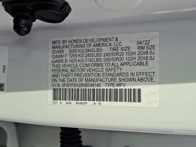 2022 Honda Pilot Special Edition