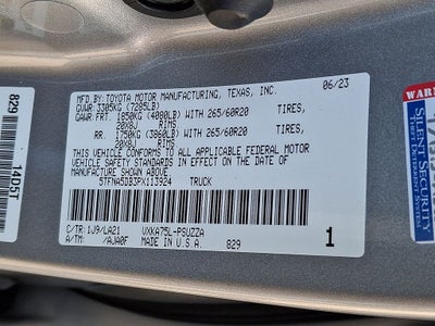 2023 Toyota Tundra Platinum