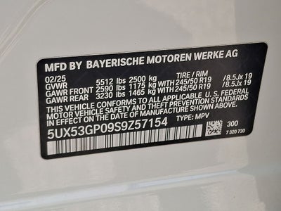 2025 BMW X3 30 xDrive