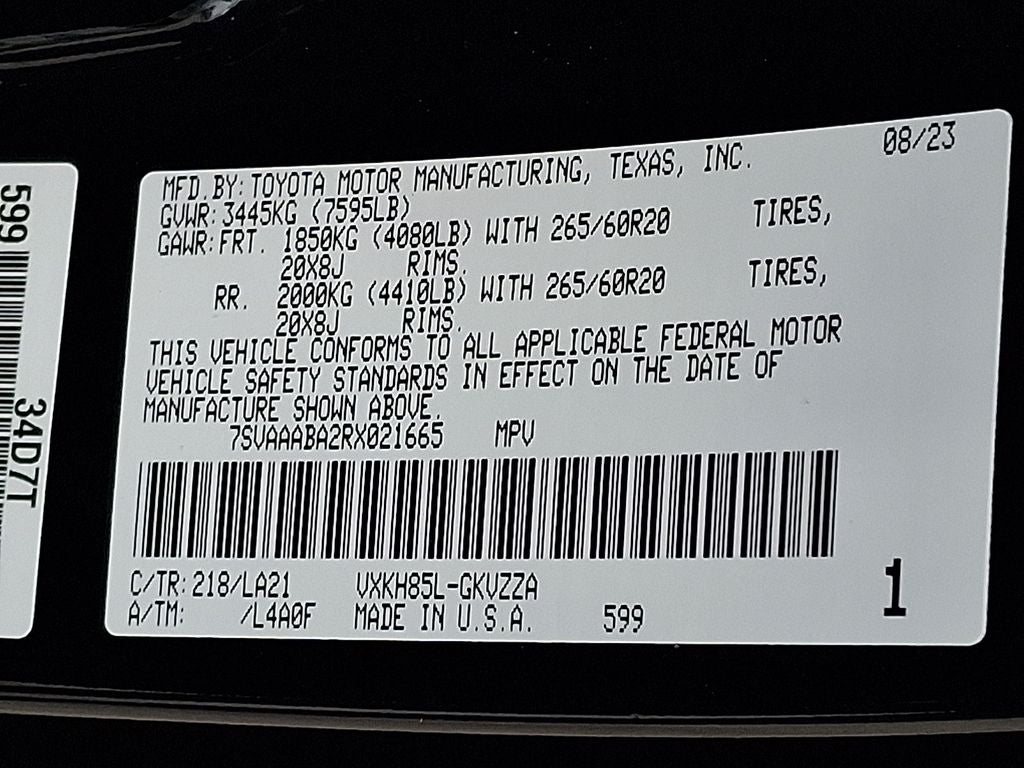 2024 Toyota Sequoia Platinum