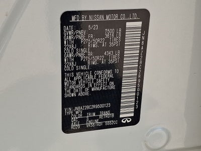 2024 INFINITI QX80 Sensory