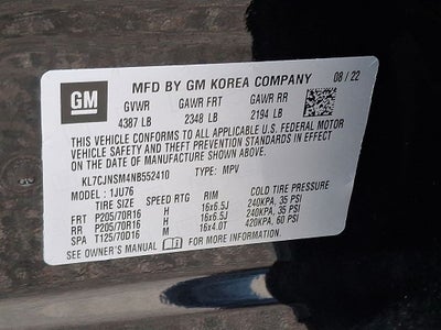 2022 Chevrolet Trax LS