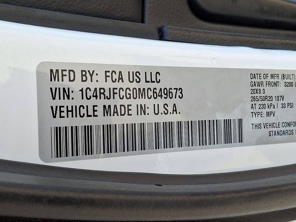 2021 Jeep Grand Cherokee Overland