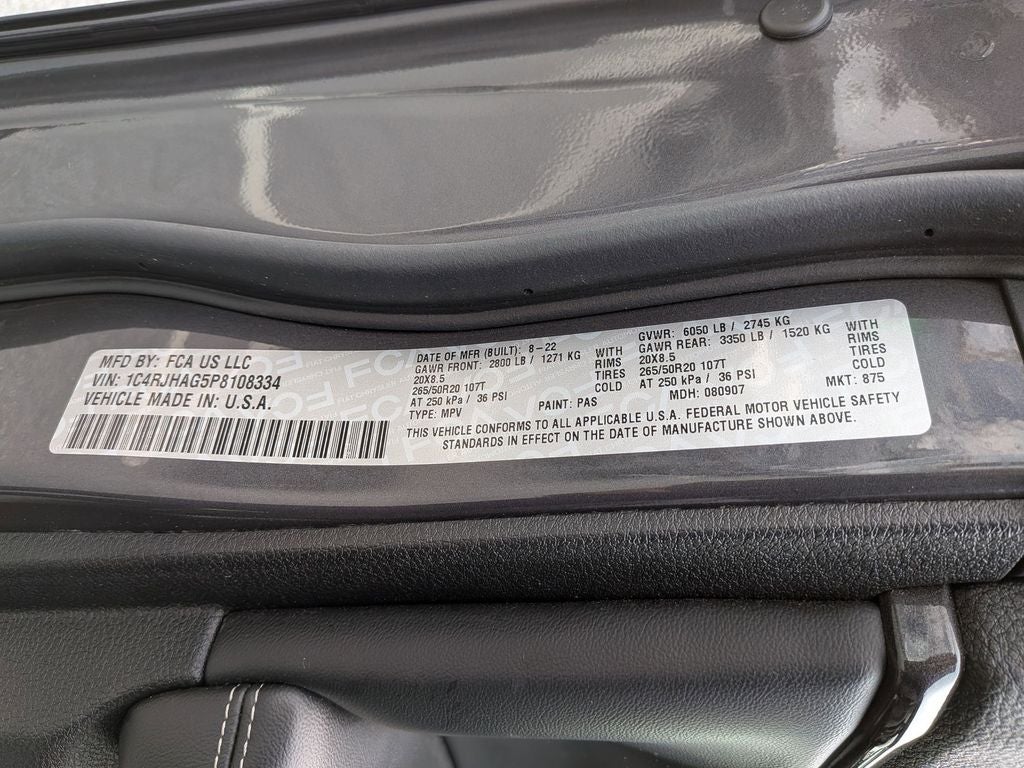 2023 Jeep Grand Cherokee Altitude X