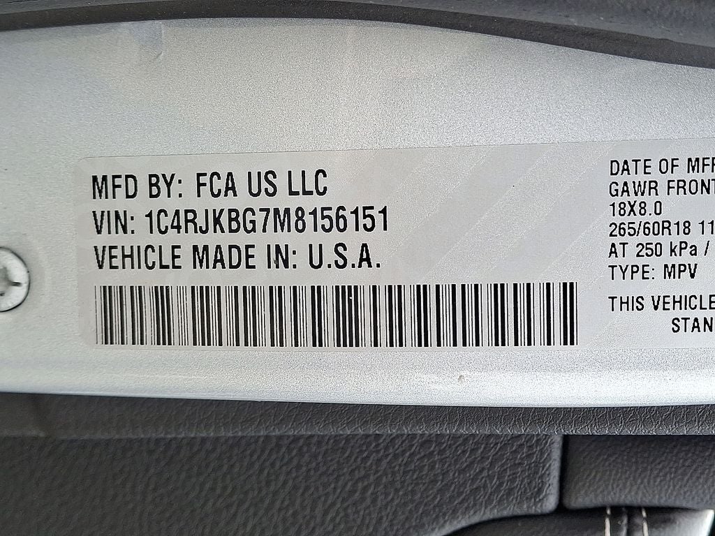 2021 Jeep Grand Cherokee L Limited