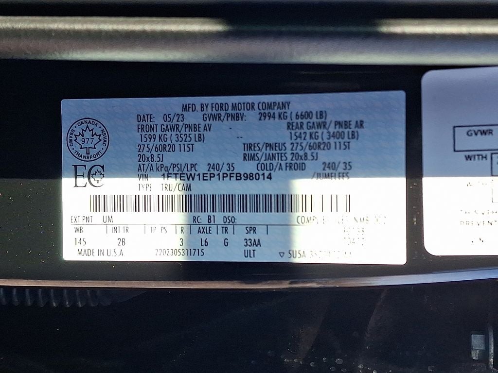 2023 Ford F-150 Lariat