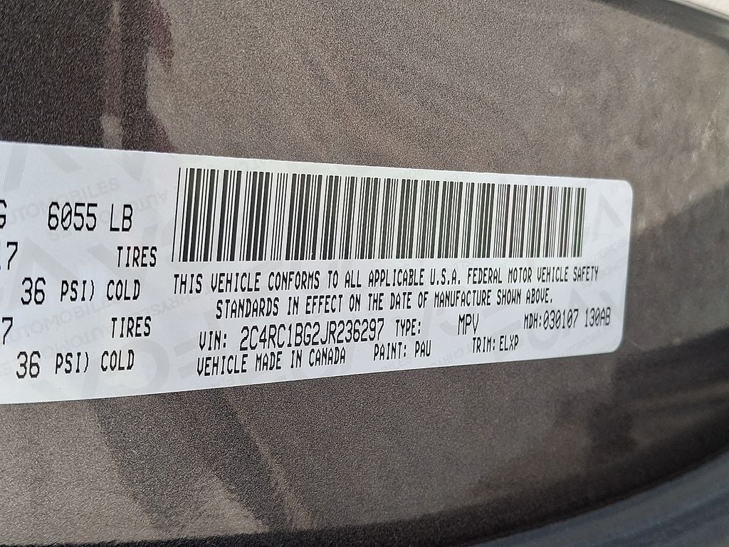 2018 Chrysler Pacifica Touring L